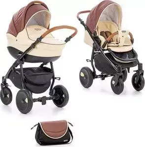 Коляска TUTIS 2 в 1 Zippy Orbit шоколадный/бежевый/коричневый