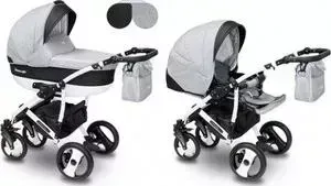 Коляска CAMARELO 2 в 1 Carera New CARN/02 серый