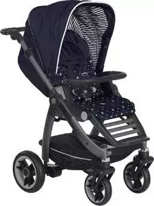 Коляска прогулочная Teutonia Cosmo (Теутония Космо) V4 Graphite (WHL3) 6115-6175 Little Sailor