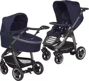 Коляска 2 в 1 Teutonia 2 в 1 Cosmo (Теутония Космо) V4 Graphite (WHL3) 6115 Royal