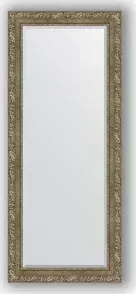 Зеркало Evoform с фацетом в багетной раме Exclusive 65x155 см, виньетка античная латунь 85 мм (BY 3567)