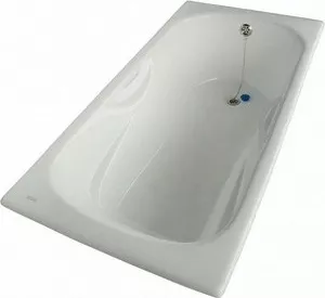 Фото №0 Чугунная ванна ROCA Malibu 170х75 с противоскользящим покрытием, без отверстий для ручек (230960000)