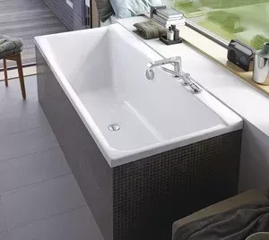 Акриловая ванна Duravit P3 COMFORTS 190x90 см с ножками (700378000000000+790100000000000)