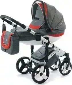Коляска Vikalex 3 в 1 Tasso linen grey
