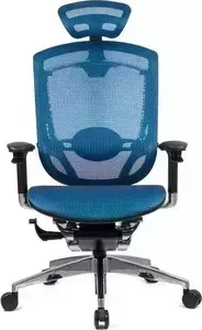 Кресло офисное GTChair эргономичное GT07-35D IW-15 Marrit blue (chromed frame)