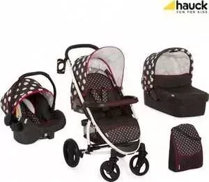 Коляска HAUCK 3 в 1 Malibu XL dots black