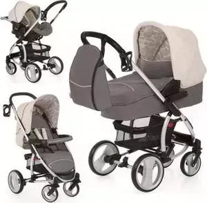 Коляска 3 в 1 HAUCK 3 в 1 Malibu XL All in One Set ( rock)