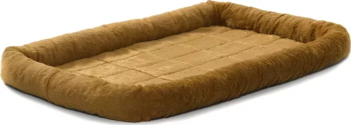 Фото №0 Лежанка Midwest Quiet Time Pet Bed - Cinnamon 36" меховая 91х58 см коричневая для собак