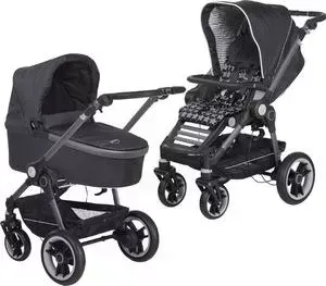 Коляска Teutonia 2 в 1 BeYou V4 Elite Graphite Gris Bleu-Starlight