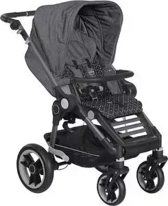 Коляска прогулочная Teutonia BeYou (Теутония БиЮ) Elite Graphite (WHL3) 6040-6160 Marble-Twinkle