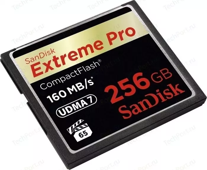 Фото №3 Карта памяти SANDISK Extreme Pro CF 160MB/s 256 GB VPG 65, UDMA 7 (SDCFXPS-256G-X46)