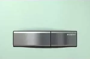 Кнопка смыва Geberit Sigma 50 зеленая с орнаментом (115.788.SE.5)