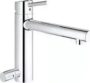 Смеситель для кухни Grohe Concetto с поворотным изливом и запорным вентилем (31209001)