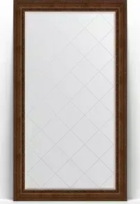 Зеркало Evoform с Exclusive-G Floor 117x207 см, в багетной раме - состаренная бронза с орнаментом 120 мм (BY 6379)