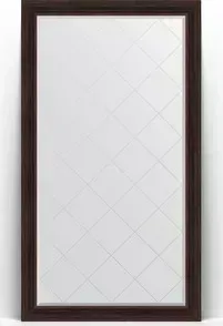 Зеркало Evoform с Exclusive-G Floor 114x204 см, в багетной раме - темный прованс 99 мм (BY 6370)