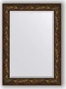 Зеркало Evoform с фацетом в багетной раме Exclusive 79x109 см, византия бронза 99 мм (BY 3469)