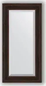 Зеркало Evoform с фацетом в багетной раме Exclusive 59x119 см, темный прованс 99 мм (BY 3499)