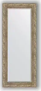 Зеркало Evoform с фацетом в багетной раме Exclusive 55x135 см, виньетка античное серебро 85 мм (BY 3513)