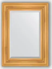 Зеркало Evoform с фацетом в багетной раме Exclusive 59x79 см, травленое золото 99 мм (BY 3392)