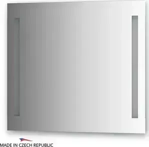 Зеркало Ellux Stripe 80х70 см, с 2-мя встроенными - светильниками 12 W (STR-A2 9120)