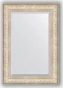 Зеркало Evoform с фацетом в багетной раме Exclusive 70x100 см, виньетка серебро 109 мм (BY 3452)