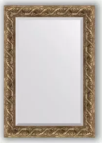 Зеркало Evoform с фацетом в багетной раме Exclusive 66x96 см, фреска 84 мм (BY 1279)