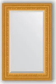 Зеркало Evoform с фацетом в багетной раме Exclusive 55x85 см, сусальное золото 80 мм (BY 1234)