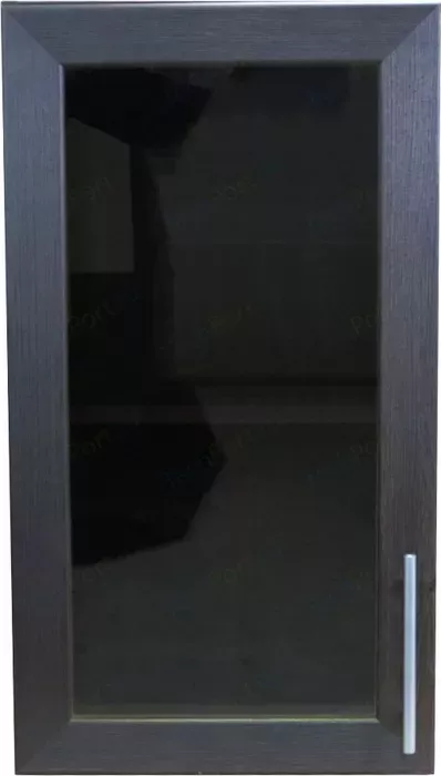 Фото №2 Кухонный шкаф навесной ГАММА Евро со стеклом венге