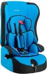 Автокресло Leader Kids 9-36 кг Прайм с вкладышем 1-2-3 гр синий