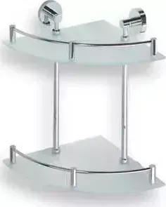 Полка Bemeta двойная угловая 280x280x380 мм (104202142)