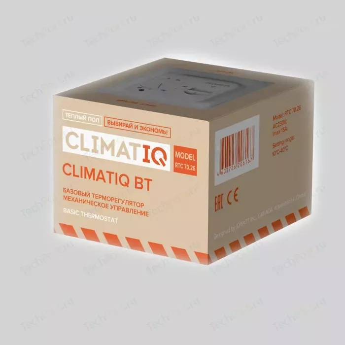 Фото №1 Терморегулятор IQWATT CLIMATIQ BT (белый)