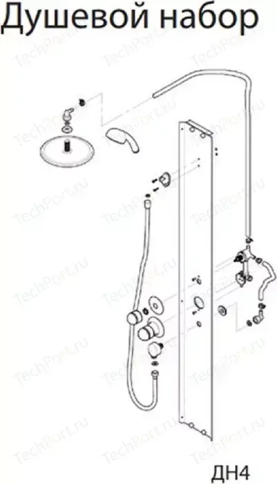 Душевая кабина TRITON Эко А ДН4 90x90 (Щ0000025427)