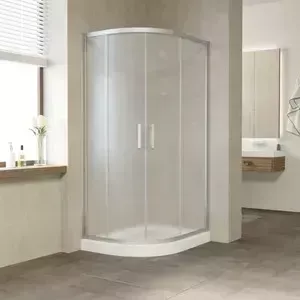 Душевой уголок Vegas Glass ZS-F 100*80 07 10 профиль матовый хром, стекло сатин
