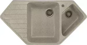 Мойка кухонная Mixline ML-GM25 50х97 серый 310 (4630030636168)