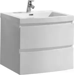 Тумба под раковину BELBANGO Prospero Bianco Lucido, 61,4x51,6x50 (PROSPERO-620-2C-SO-BL) белый