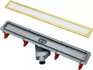 Душевой лоток PESTAN White Glass Gold Line 650 мм (13100091)