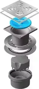 Душевой трап PESTAN Vertical Square Mask 150 мм (13000076)