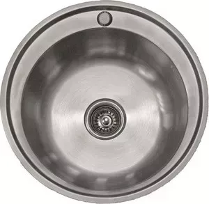 Мойка кухонная PEGAS 51 шлифованный глянцевый (510W ст)