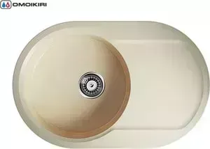 Мойка кухонная OMOIKIRI Manmaru 78-MA, 780х510, марципан (4993357)