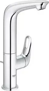 Смеситель для раковины Grohe Eurostyle высокий с донным клапаном, хром (23569003)