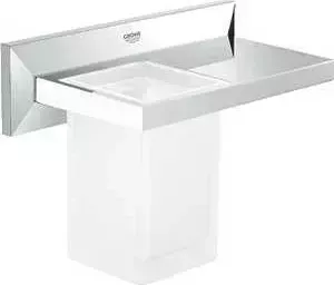 Полка Grohe Allure Brilliant со стаканом (40503000)