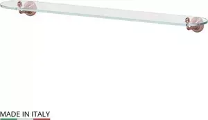 Полка стеклянная 3SC 80 см Stilmar античная медь (STI 616)