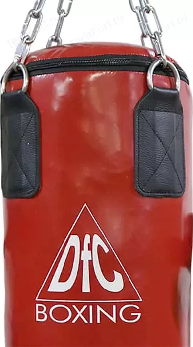 Фото №4 Боксерский мешок DFC HBPV2.1 красный ( 100х30х30)