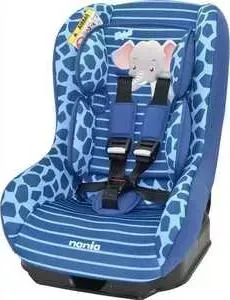 Автокресло NANIA Driver 0-18кг Animals Elephant Energy синий