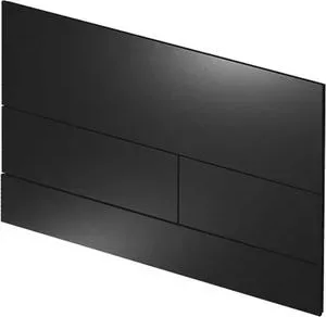 Панель смыва TECE square II (9240833) металлическая чёрная матовая