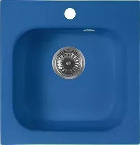Мойка кухонная AquaGranitEx M-43 430х445 синий (M-43 (323))