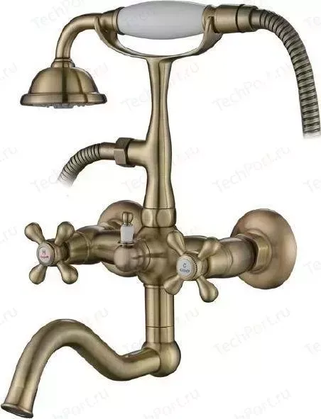 Смеситель для ванны KAISER Carlson Style бронза Bronze (44422-1)