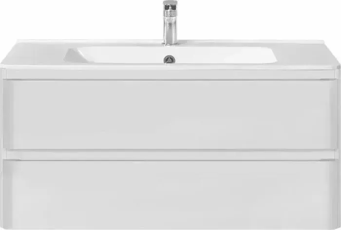 Тумба с раковиной Vincea с Vico 100 белая G.White (VMC-2V100GW, VCB-2VP1000W)