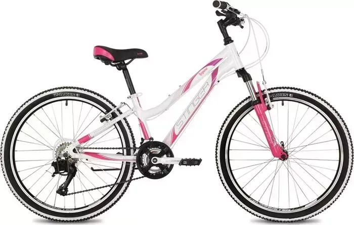 Велосипед STINGER 24" LAGUNA 12" белый