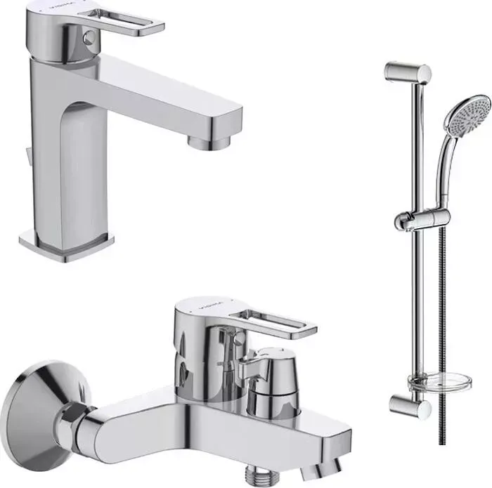 Комплект смесителей Vidima Hype 3 в 1 BA396AA, BA399AA, BA212AA (BD129AA)